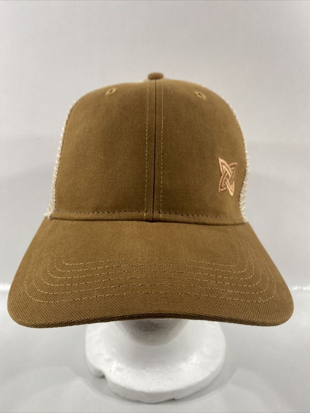 Dri-Duck Khaki Snapback Trucker Cap Hat Adjustable Outdoor New Old Stock